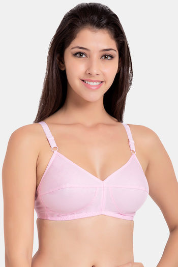 Buy Souminie Single Layered Non-Wired Full Coverage Minimiser - Pink