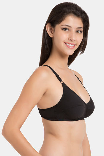 Buy Souminie Single Layered Non-Wired Full Coverage Minimiser - Black at  Rs.257 online