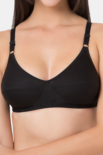 Buy Souminie Single Layered Non-Wired Full Coverage Minimiser - Black at  Rs.257 online