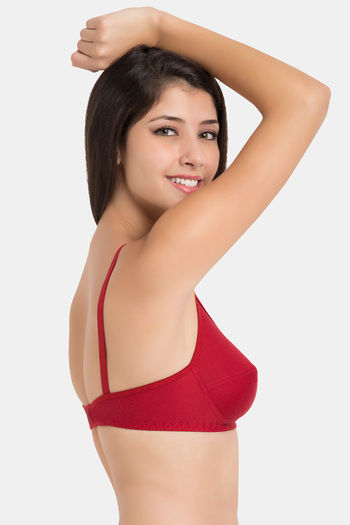 Buy Souminie Single Layered Non-Wired Full Coverage Minimiser - Red at  Rs.284 online