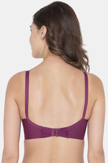 Buy Souminie Double Layered Non-Wired Full Coverage No Sag / Sag Lift -  Magenta at Rs.293 online