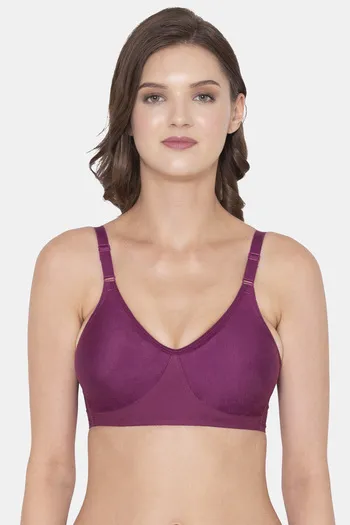 Buy Souminie Double Layered Non-Wired Full Coverage No Sag / Sag Lift -  Magenta at Rs.338 online
