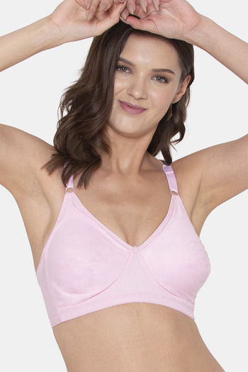 Buy Souminie Double Layered Non Wired Full Coverage Sag Lift Bra - Pink