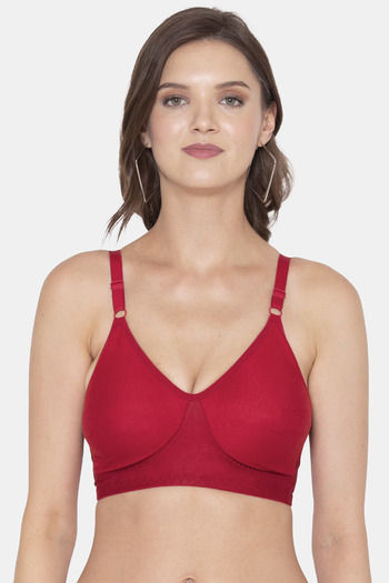 Buy Souminie Double Layered Non-Wired Full Coverage No Sag / Sag Lift - Red