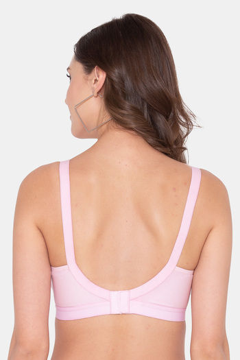 Buy Souminie Double Layered Non-Wired Full Coverage Minimiser - Pink at Rs.308  online