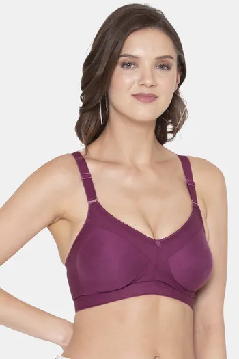 Buy Souminie Double Layered Non-Wired Full Coverage Minimiser - Magenta at  Rs.319 online