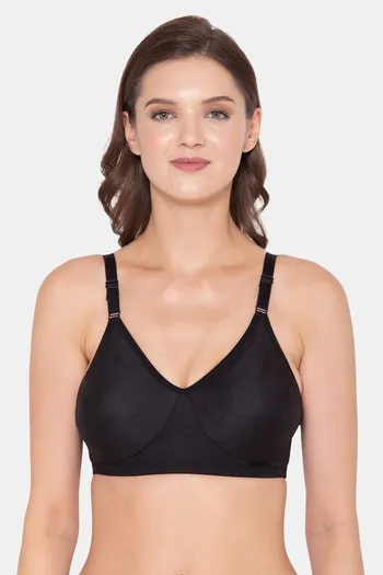 Buy Souminie Double Layered Non-Wired Full Coverage Backless Bra - Black at  Rs.306 online