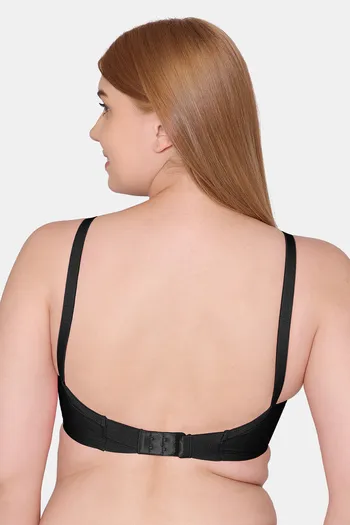 Buy Souminie Double Layered Non-Wired Full Coverage Sag Lift Bra - Black at  Rs.285 online