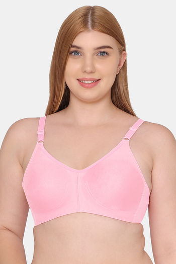 Souminie Double Layered Non-Wired Full Coverage Sag Lift Bra - Pink