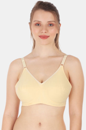 Buy Souminie Double Layered Non Wired Full Coverage Minimiser Bra - Skin