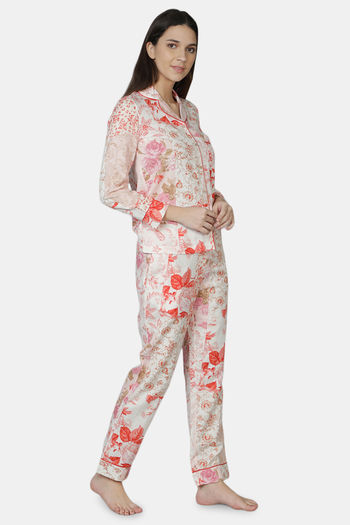 Buy Dusk Attire Rayon Loungewear Set - Pink at Rs.2790 online