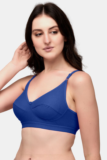 Zivame Nylon Spandex Urban Leisure Lace Double Layered WireFree Bralette  (36C, Navy) in Kolkata at best price by Zivame (South City Mall) - Justdial