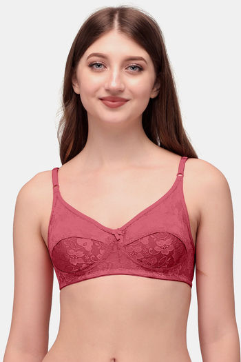 Exotica Lingerie Double Layered Non Wired Medium Coverage T-Shirt Bra -  Light Pink