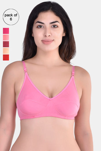 Buy SK DREAMS Single Layered Non-Wired Full Coverage T-Shirt Bra