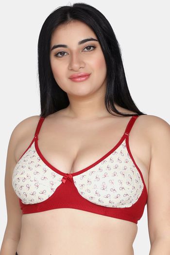 Buy SK DREAMS Single Layered Non-Wired Full Coverage T-Shirt Bra