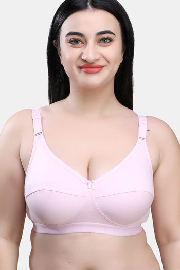 Buy DREAMING COMFORT PINK NON WIRED PADDED BRA for Women Online in
