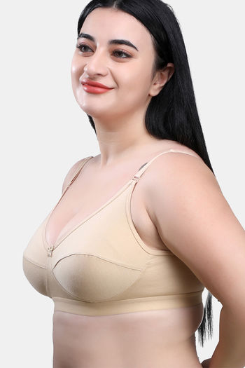 Buy Souminie Double Layered Non-Wired Full Coverage Sag Lift Bra - Skin at  Rs.285 online