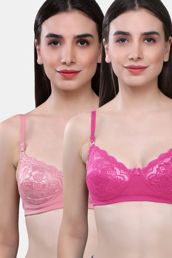 Buy Pink & Purple Bras for Women by SKDREAMS Online