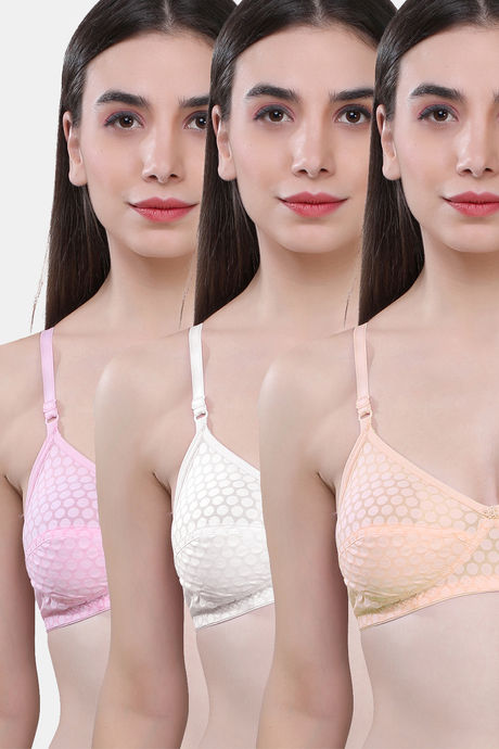 Buy Zivame Basics Double Layered Non Wired 3/4th Coverage T-Shirt Bra -  Cabbage at Rs.637 online