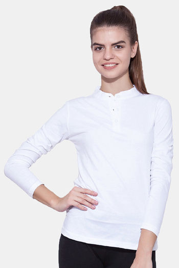 Chinese collar long outlet sleeve polo