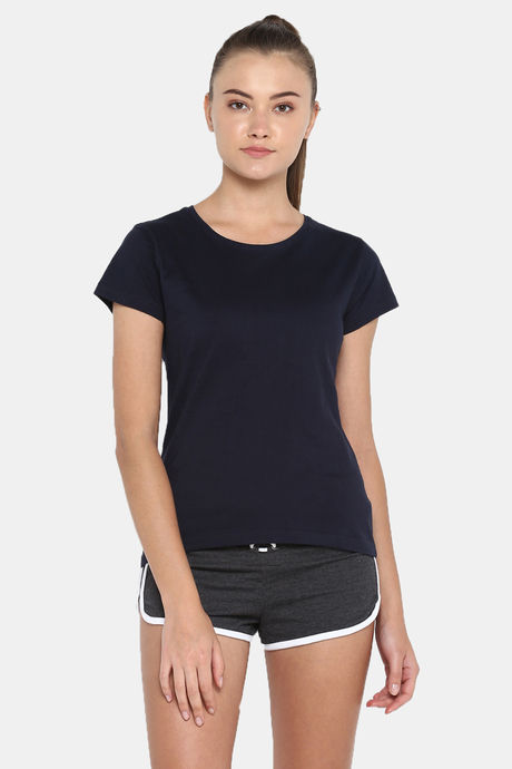 Round Neck T-Shirt-Navy