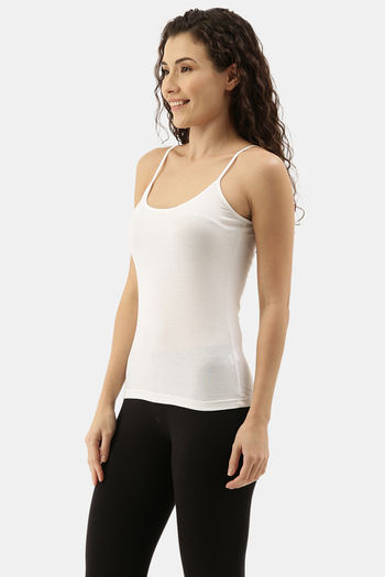 Appulse Cotton Camisoles - White