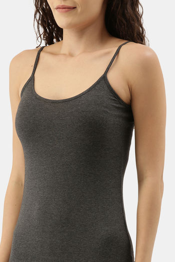 Buy Appulse Cotton Camisoles - Charcoal at Rs.399 online