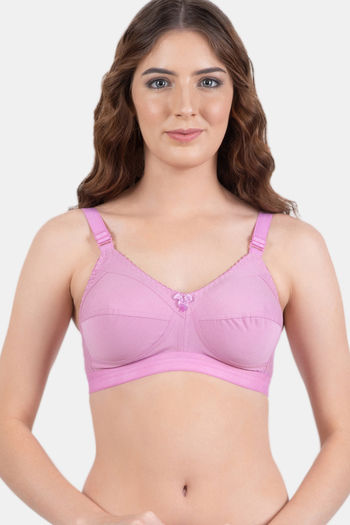 Buy LILY C-Cup Single Layered Non Wired 3/4th Coverage No Sag / Sag Lift Bra  - Purple at Rs.999 online