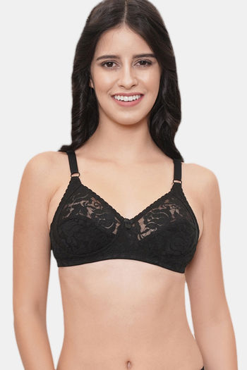 Zivame True Curv Cotton Laminated Non Wired Full Coverage Minimiser Bra -  Sundried Tomato