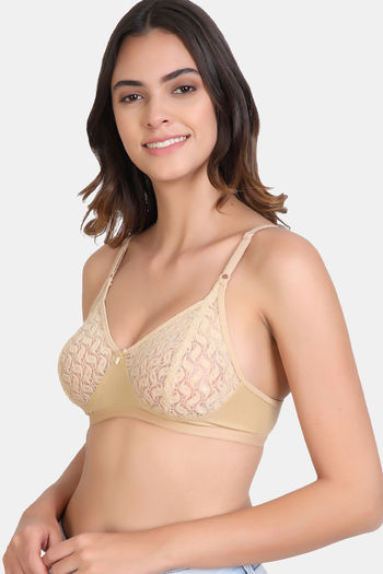 Buy Planetinner Non Padded Non Wired Every Day Moulded T-Shirt Bra - Blue  at Rs.520 online