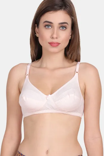 Buy Lily Single Layered Non-Wired 3/4Th Coverage Super Support Bra