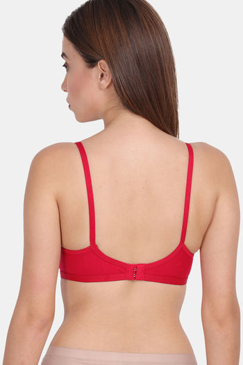 Buy Lily Padded Non-Wired 3/4Th Coverage Super Support Bra - Red at Rs.799  online