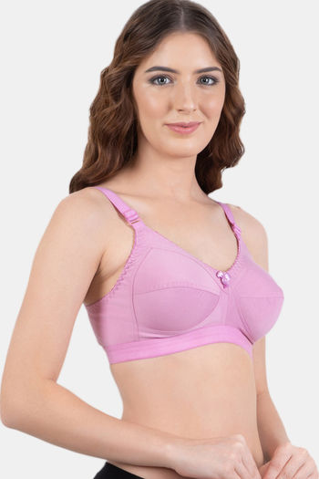 Buy Sona Single Layered Non Wired Medium Coverage Sag Lift Bra - Baby Pink  at Rs.285 online