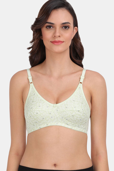 Buy Lily Single Layered Non Wired High / 3/4Th + Coverage T-Shirt Bra -  Green at Rs.599 online