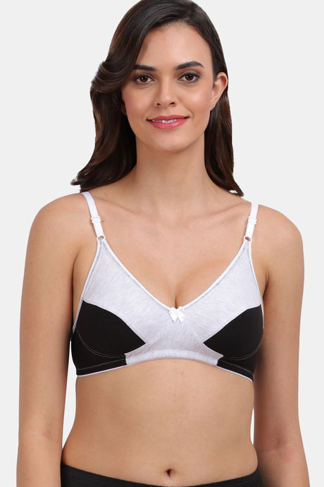 Buy Lily Single Layered Non Wired High / 3/4Th + Coverage Sleep Bra - Blue  at Rs.599 online