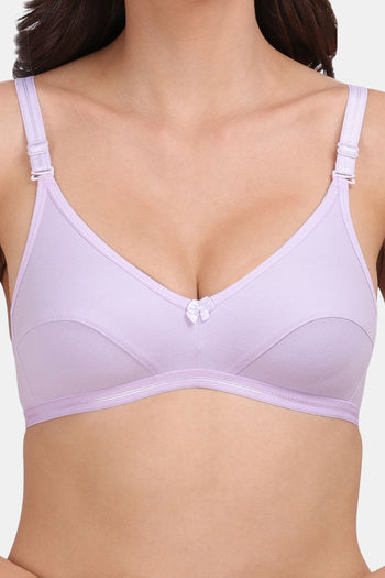 Buy Lily Single Layered Non Wired High / 3/4Th + Coverage Sleep Bra -  Lavander at Rs.799 online