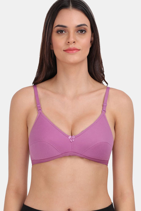 Buy Lily Padded Non Wired High / 3/4Th + Coverage Sleep Bra - Mauve at  Rs.799 online