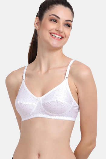 Buy Lily Single Layered Non-Wired Full Coverage Sag Lift Bra - White at  Rs.799 online