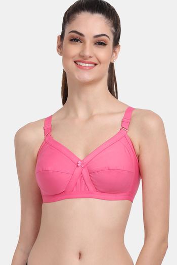Buy Lily Single Layered Non-Wired Full Coverage Minimiser Bra
