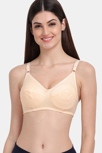 Lily Double Layered Non Wired 3 4Th Coverage Blouse Bra Skin