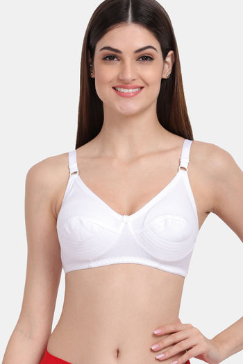Buy Lily Double Layered Non-Wired 3/4Th Coverage Blouse Bra - White at  Rs.699 online