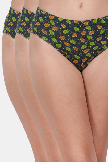 Regular Panties (Ziva Midrise Comfy Green)