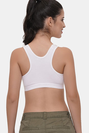 Bra, White Sports Bra