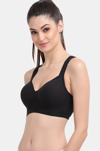 Buy Lily Easy Movement Slip On Racerback Sports Bra - Golden at Rs.999  online