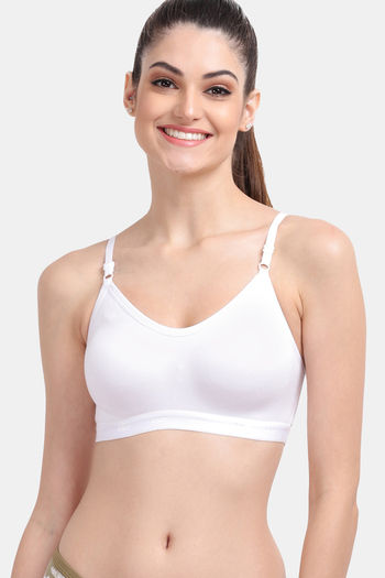 Buy Lily Easy Movement Seamless Sports Bra - White at Rs.799 online