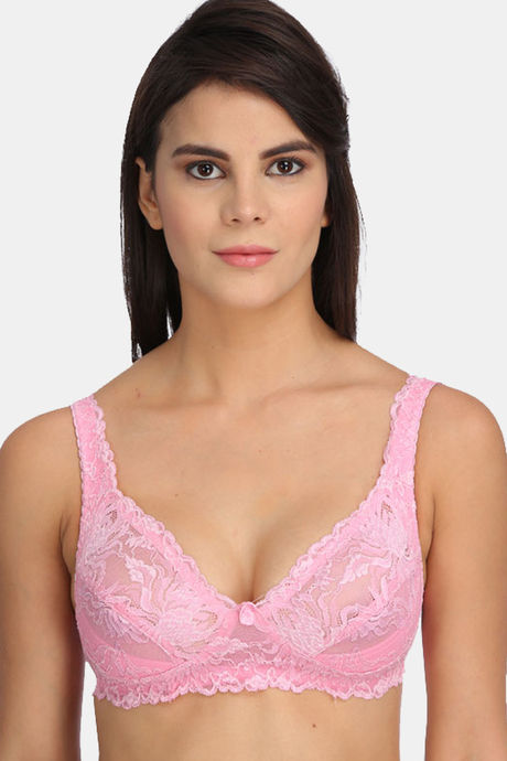 Buy Tipsy Double Layered Non Wired 3/4Th Coverage Sleep Bra - Pink at  Rs.999 online