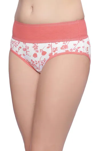 Buy Rosaline Medium Rise Full Coverage Tummy Tucker Hipster Panty (Pack of  2) - Assorted at Rs.399 online
