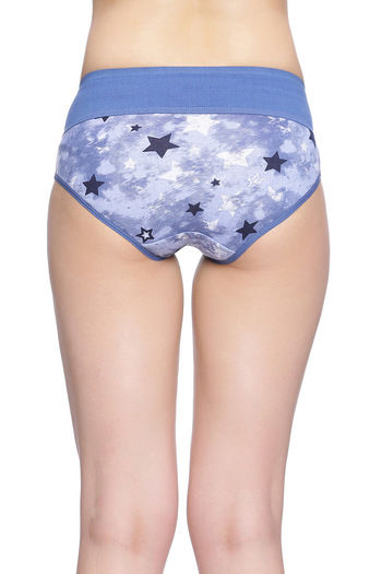 Buy Rosaline Medium Rise Full Coverage Tummy Tucker Hipster Panty (Pack of  2) - Assorted at Rs.399 online