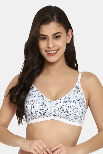 Buy Clovia Single Layered Non Wired Full Coverage T-Shirt Bra - White at  Rs.329 online