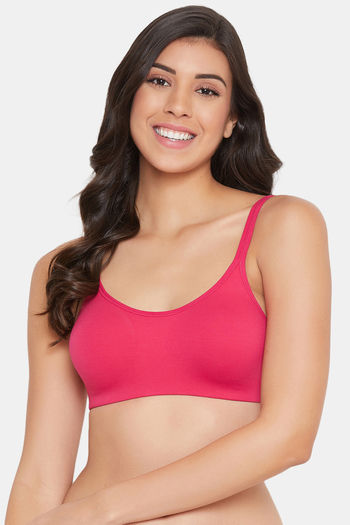 Buy CLOVIA Pink Women's Sports Bra